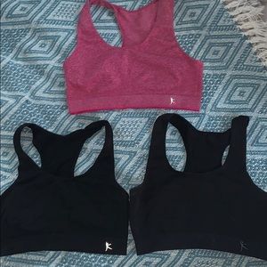 3 Danskin Sport Bras